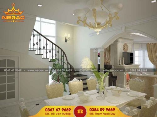 Mẫu nội thất nhà phố 2 tầng tại Bắc Từ Liêm, Hà Nội