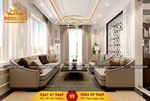 Công ty thiết kế nội thất nhà phố 2 tầng tại Đống Đa, Hà Nội