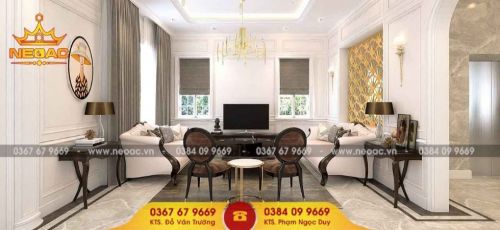 Công ty thiết kế nội thất nhà phố 2 tầng tại Thanh Xuân, Hà Nội