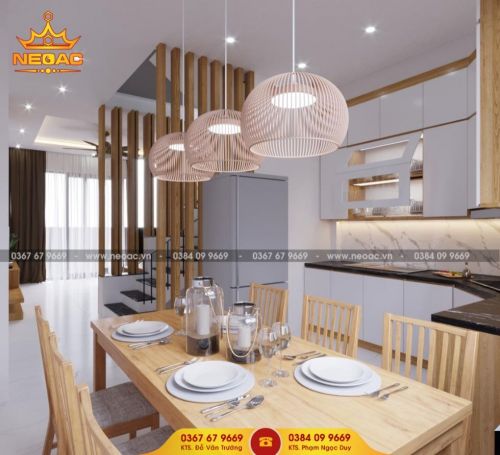 Công ty thiết kế nội thất nhà phố 3 tầng tại Hà Đông, Hà Nội