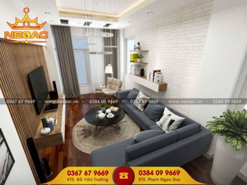 Công ty thiết kế nội thất nhà phố 3 tầng tại Thanh Xuân, Hà Nội