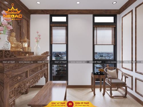 Công ty thiết kế nội thất nhà phố 3 tầng tại Long Biên, Hà Nội