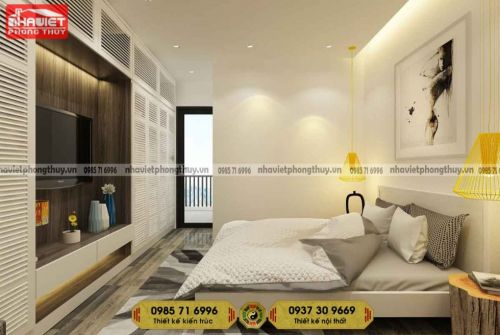 Mẫu thiết kế nội thất chung cư phòng ngủ hiện đại