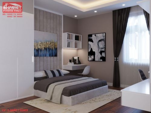 Mẫu thiết kế nội thất chung cư phòng ngủ hiện đại