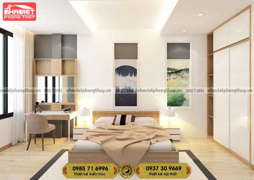 Dịch vụ thiết kế nội thất chung cư hiện đại 3 phòng ngủ 90m2