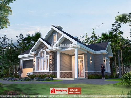Thiết kế biệt thự 1 tầng 160m2 tại thành phố Phú Quốc