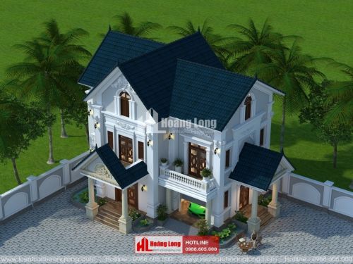 Phong thủy cửa chính biệt thự 2 tầng tại Vũ Thư HL51130