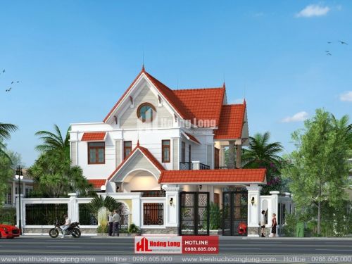 Thiết kế biệt thự 2 tầng tại Long Thành - Đồng Nai HL51135