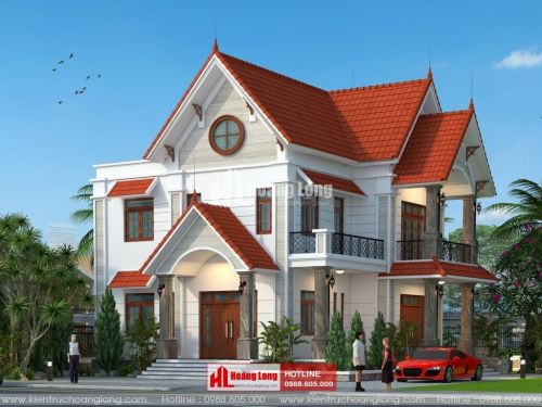 Thiết kế biệt thự 2 tầng tại Long Thành - Đồng Nai HL51135