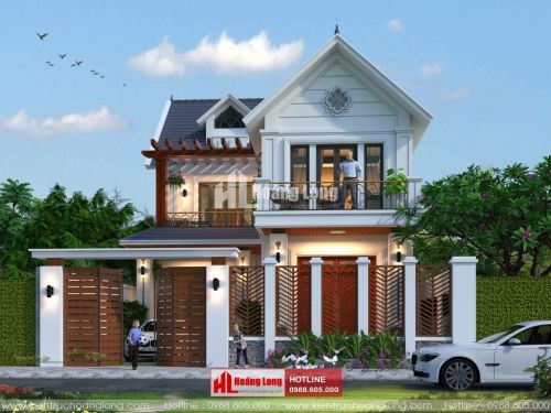 Phong thủy phòng khách biệt thự 2 tầng tại Phổ Yên HL51140