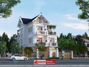 Phong thủy cửa chính biệt thự 3 tầng tại Mộc Châu HL51609