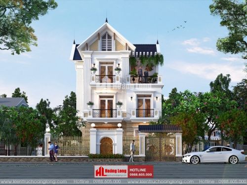 Phong thủy cửa chính biệt thự 3 tầng tại Mộc Châu HL51609