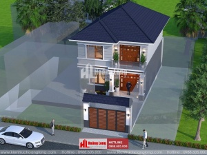 Phong thủy cửa chính biệt thự 2 tầng tại Hồng Lĩnh HL50951