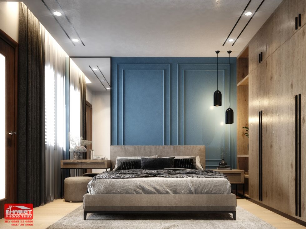 Thiết kế nội thất phòng ngủ phong cách Hiện Đại