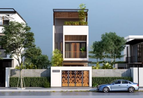 Say đắm trước mẫu nhà phố 3 tầng