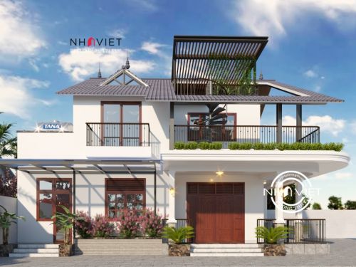 Mẫu biệt thự 2 tầng hiện đại đẹp nhất