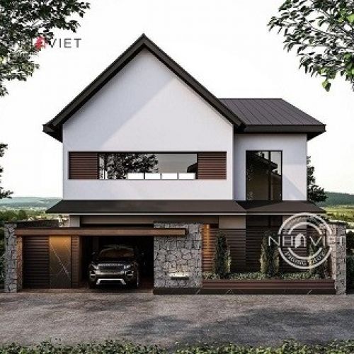 Mẫu biệt thự 2 tầng hiện đại đẹp nhất